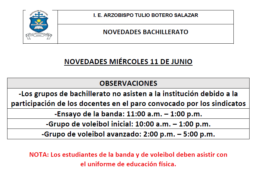 Novedades
